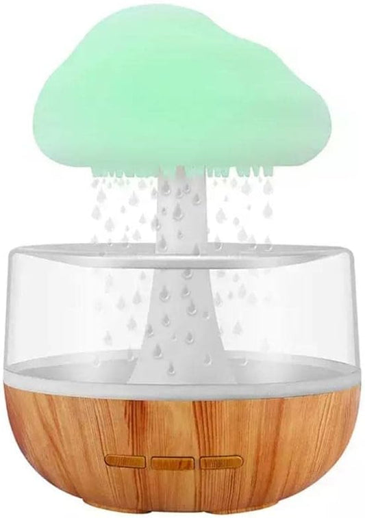 Cloud Rain Humidifier – Ultrasonic Cool Mist, LED Night Light & Quiet Operation | Perfect for Homes in UAE & KSA