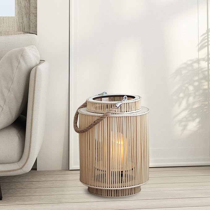 Hand Woven Lantern – Elegant Craftsmanship, Ambient Lighting & Eco-Friendly Design | Perfect for Home Décor in UAE