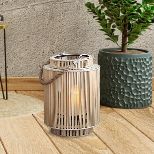 Hand Woven Lantern – Elegant Craftsmanship, Ambient Lighting & Eco-Friendly Design | Perfect for Home Décor in UAE